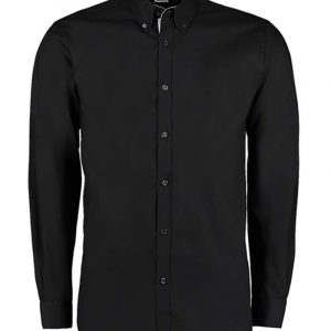Kustom Kit:Tailored Fit Premium Contrast Oxford Shirt KK190.