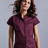 797.00 Fitted Short Sleeve Blouse Promo