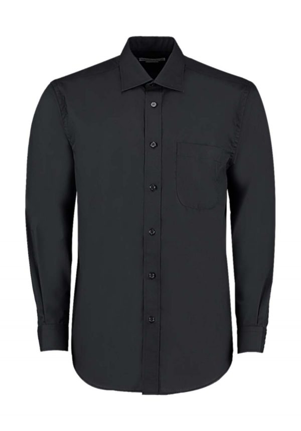 Classic Fit Business Shirt Kleur Black