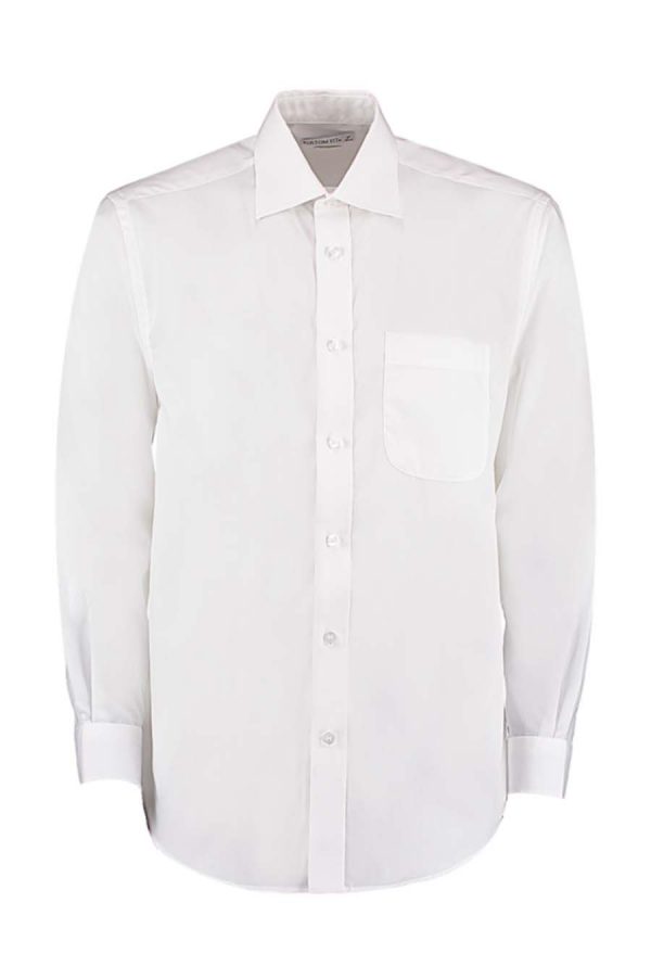 Classic Fit Business Shirt Kleur White