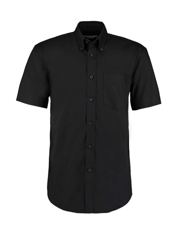 Classic Fit Premium Oxford Shirt SSL Kleur Black