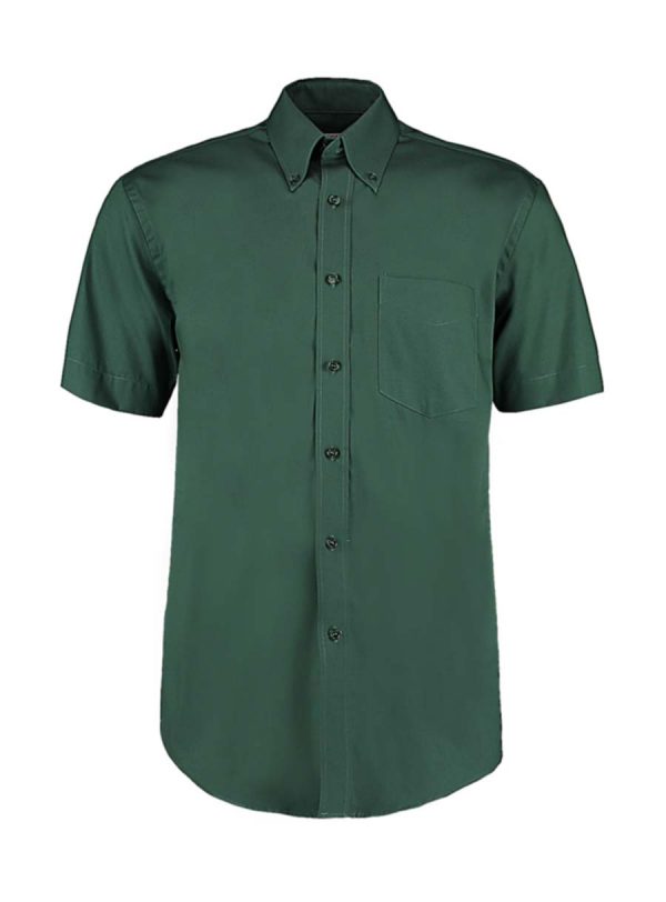 Classic Fit Premium Oxford Shirt SSL Kleur Bottle Green