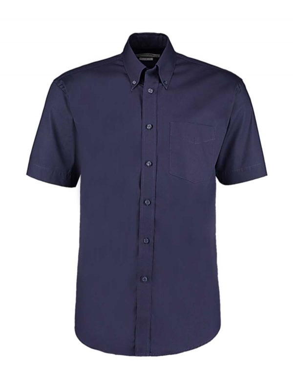 Classic Fit Premium Oxford Shirt SSL Kleur Midnight Navy