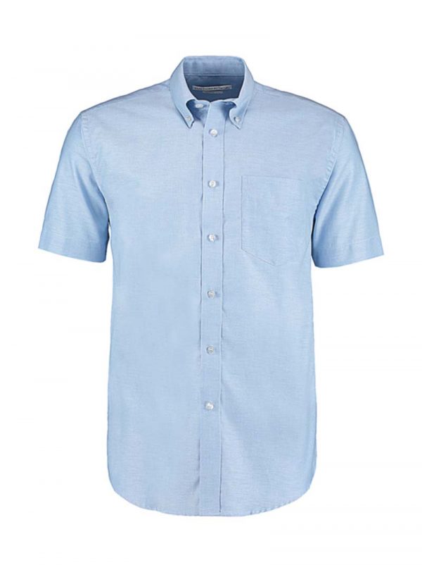 Classic Fit Workwear Oxford Shirt SSL Kleur Light Blue