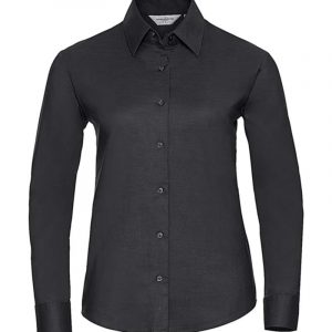 Russell Collection:Ladies Classic Oxford Shirt LS R-932F-0.