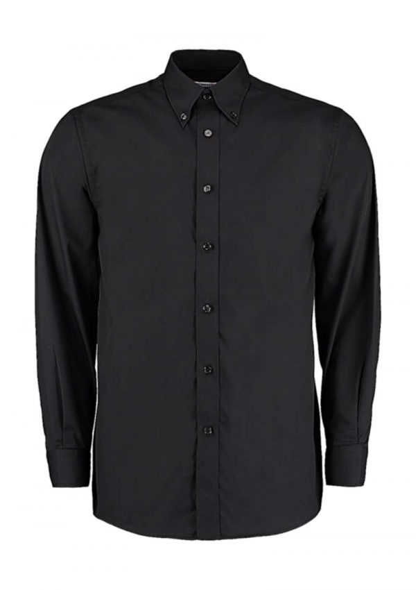 Tailored Fit Business Shirt Kleur Black