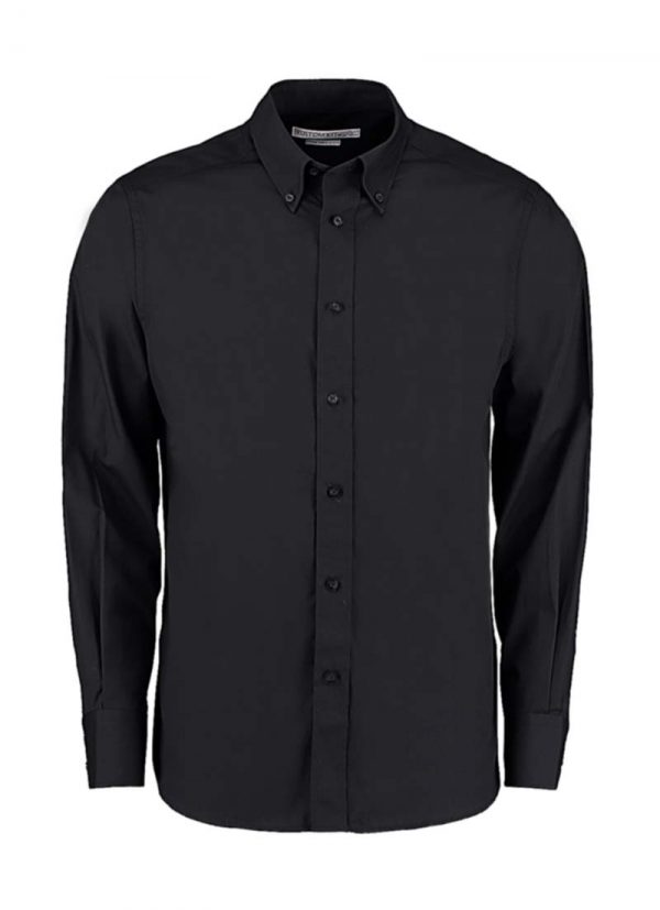 Tailored Fit City Shirt Kleur Black