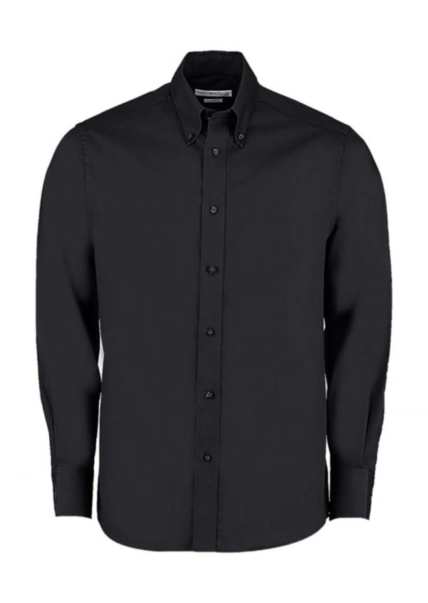 Tailored Fit Premium Oxford Shirt Kleur Black