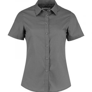 Kustom Kit:Women’s Tailored Fit Poplin Shirt SSL KK241.