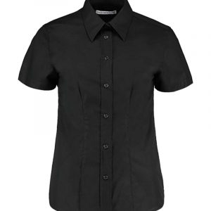 Kustom Kit:Women’s Tailored Fit Workwear Oxford Shirt SSL KK360.