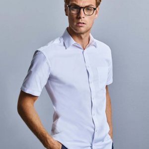 Russell Collection:Men’s Tailored Coolmax Shirt R973M-0.