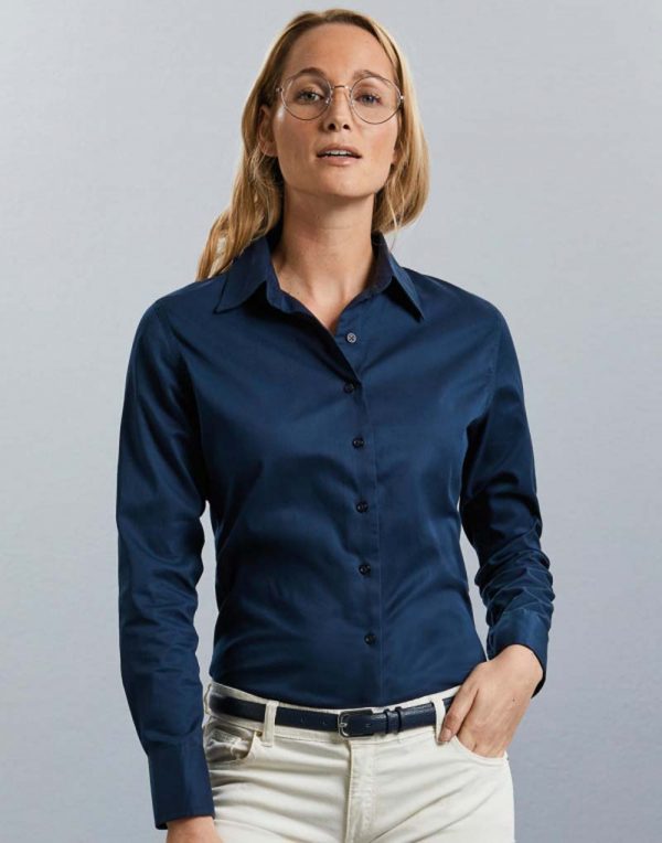 779.00 Ladies’ Classic Twill Shirt LS Promo