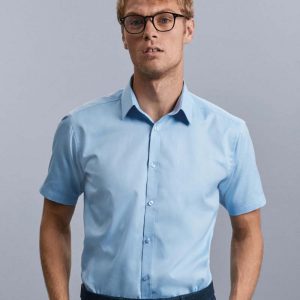 Russell Collection:Men’s Herringbone Shirt R963M-0.