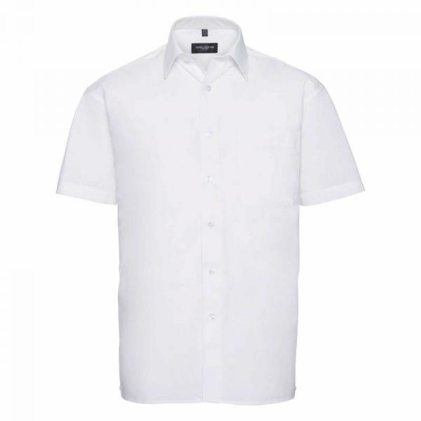 Cotton Poplin Shirt kleur White
