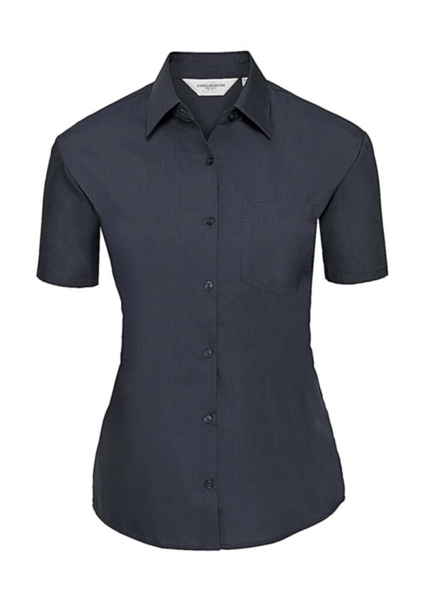 Ladies Poplin Shirt kleur French Navy