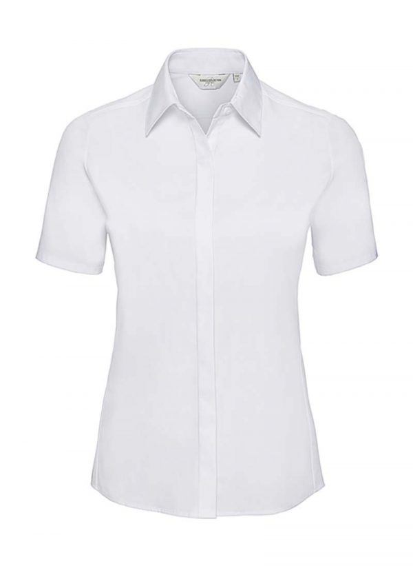 Ladies Ultimate Stretch Shirt kleur White