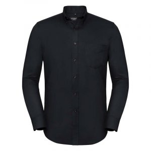 Russell Collection:Men’s LS Tailored Button-Down Oxford Shirt R928M-0.