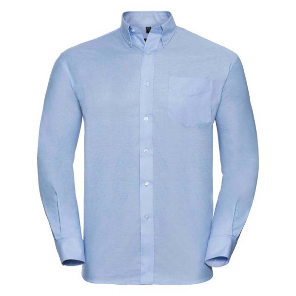 Oxford Shirt LS kleur Oxford Blue 1
