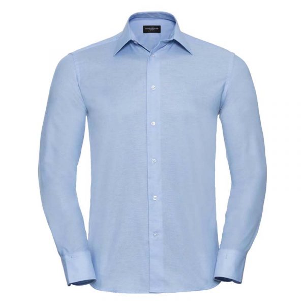 Oxford Shirt LS kleur Oxford Blue