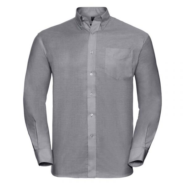Oxford Shirt LS kleur Silver