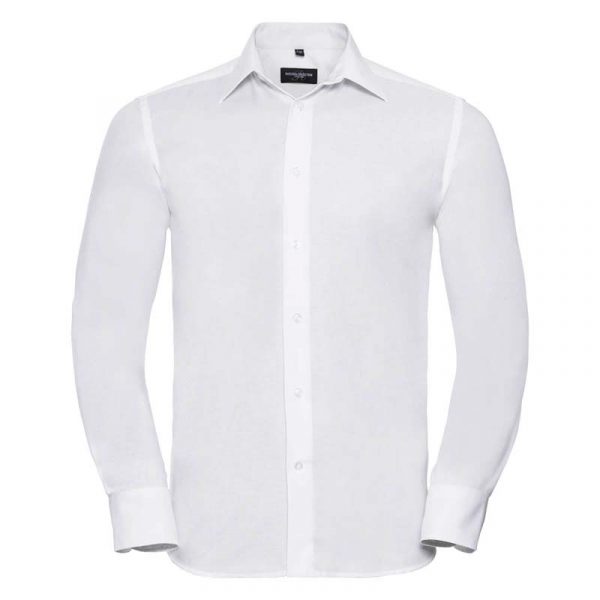 Oxford Shirt LS kleur White