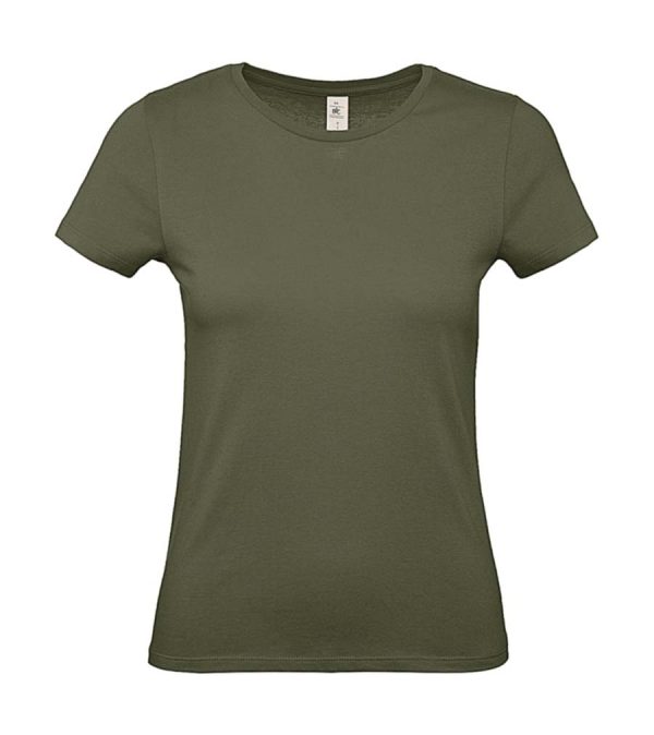 E150 women T Shirt Kleur Urban Khaki