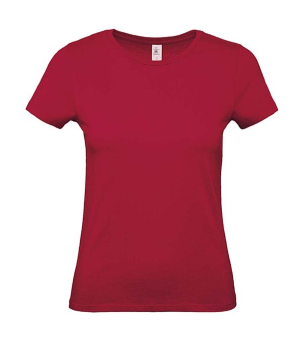 E150 women T Shirt Kleur Urban Kleur Deep Red