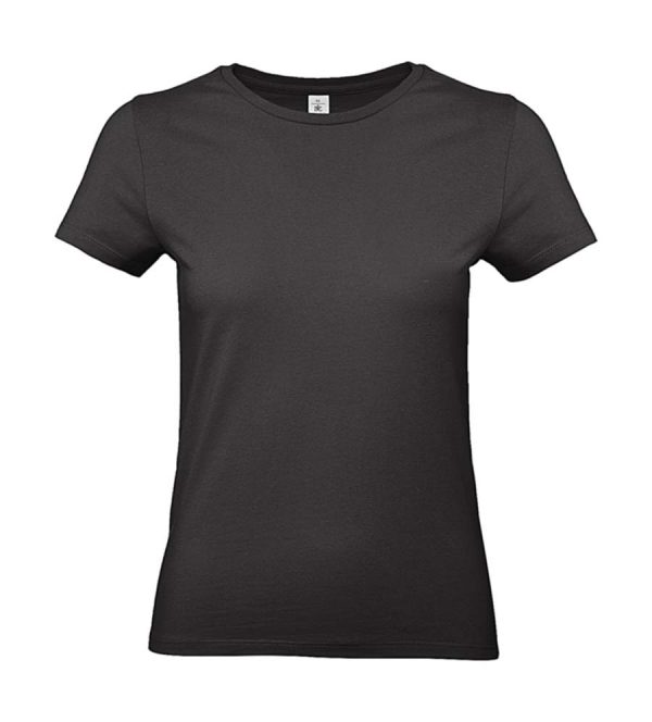 E190 women T Shirt Kleur Black