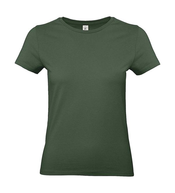 E190 women T Shirt Kleur Bottle Green