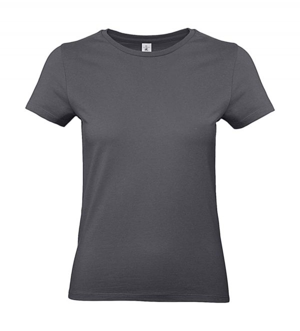 E190 women T Shirt Kleur Dark Grey