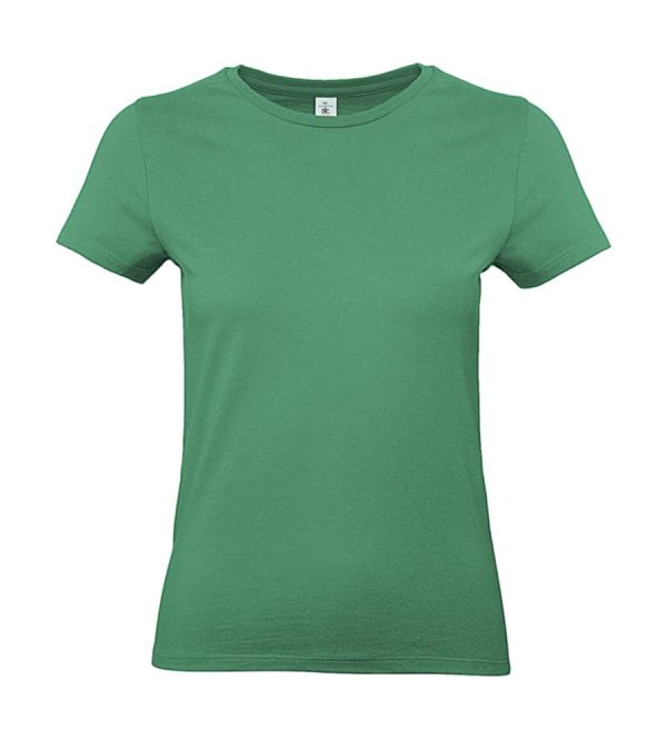 E190 women T Shirt Kleur Kelly Green