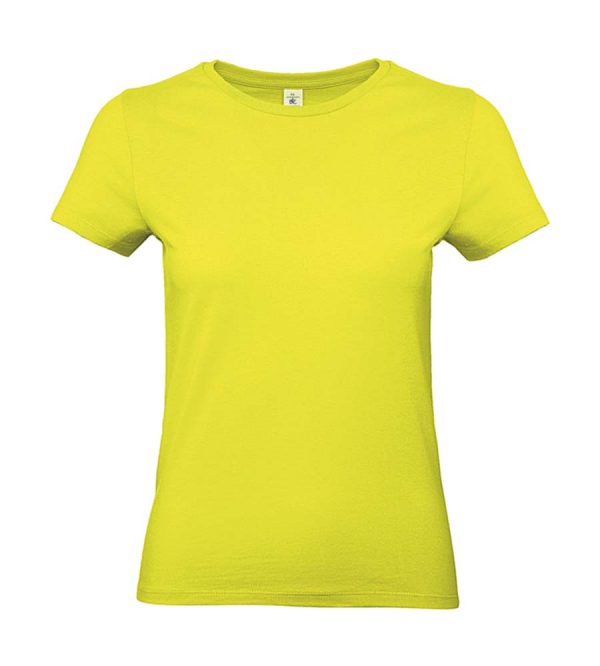 E190 women T Shirt Kleur Pixel Lime