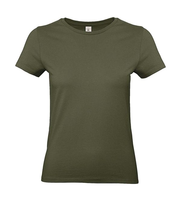 E190 women T Shirt Kleur Urban Khaki