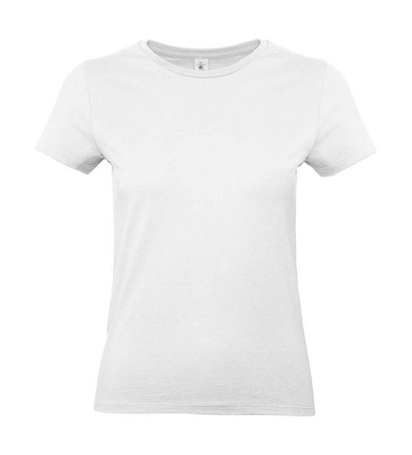 E190 women T Shirt Kleur White