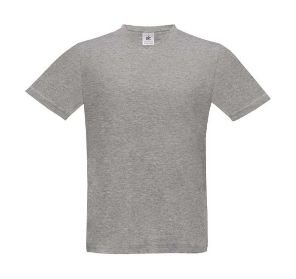 Exact V neck T Shirt Kleur Sport Grey