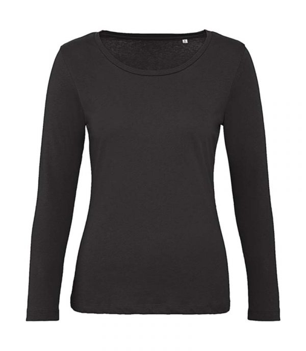 Organic Inspire LSL T women T shirt Kleur Black