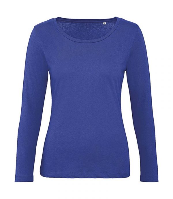 Organic Inspire LSL T women T shirt Kleur Cobalt Blue
