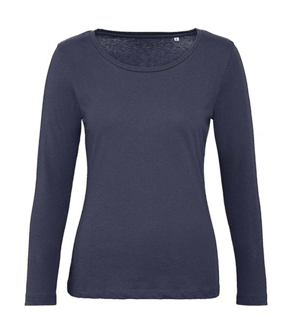 Organic Inspire LSL T women T shirt Kleur Navy Blue