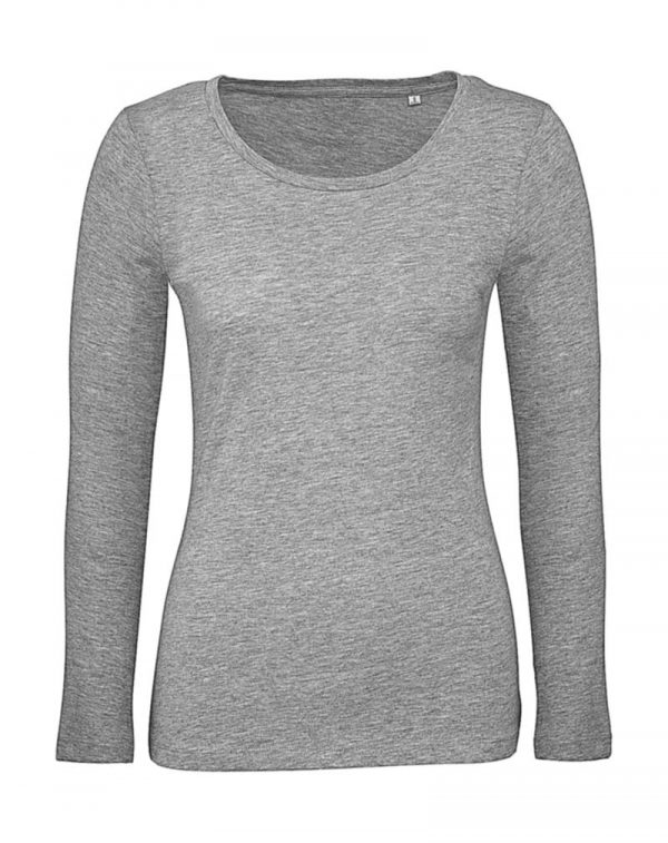 Organic Inspire LSL T women T shirt Kleur Sport Grey
