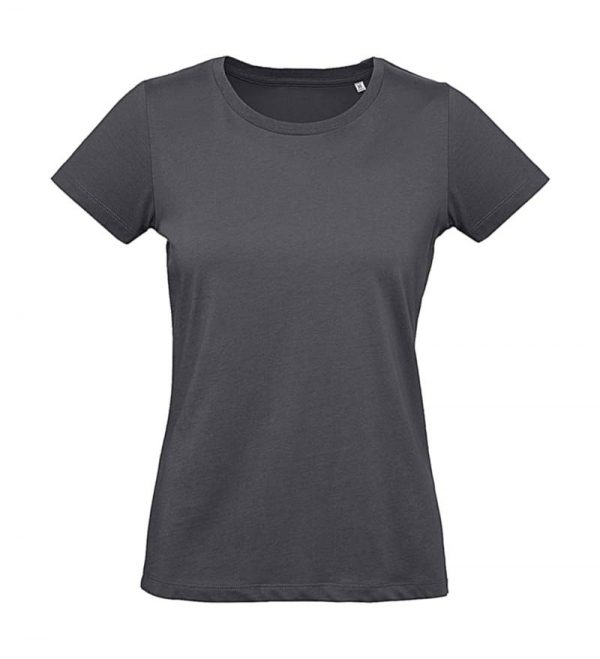 Organic Inspire Plus T women T shirt Kleur Dark Grey