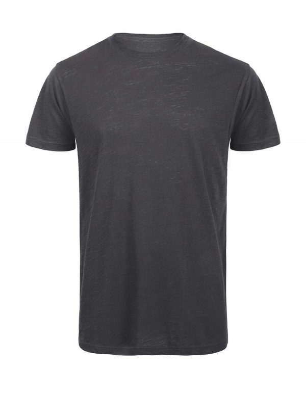 Organic Inspire Slub men T shirt Kleur Chic Anthracite