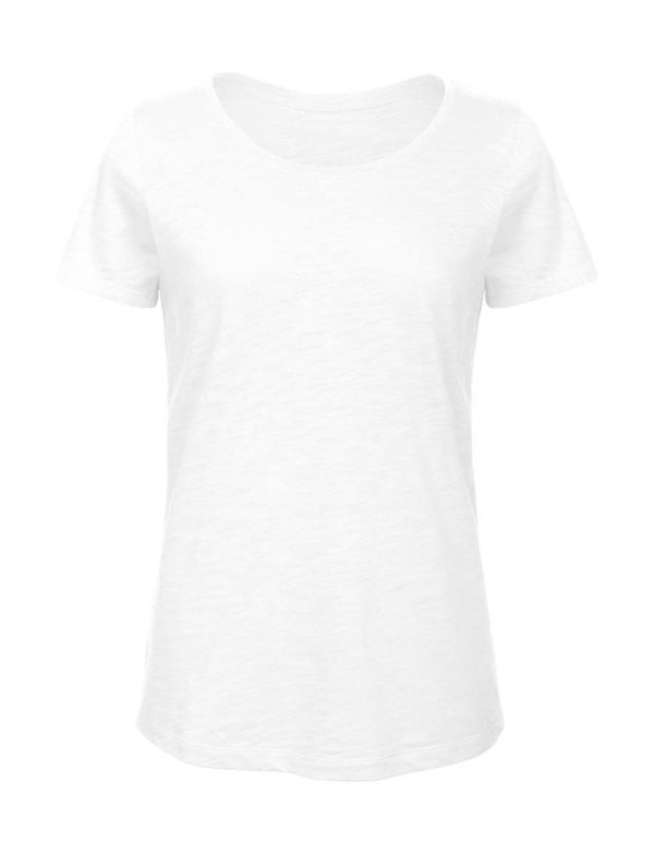 Organic Inspire Slub women T shirt Kleur Chic Pure White