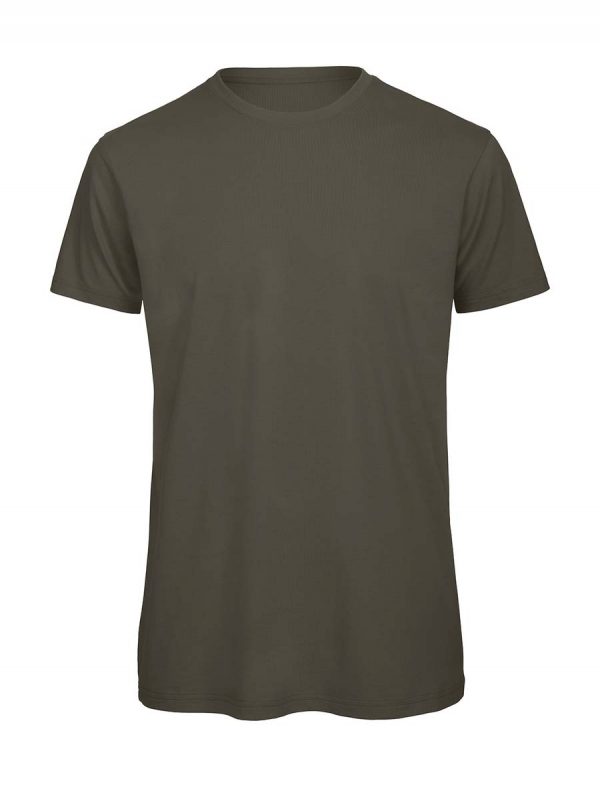 Organic Inspire T men T Shirt Kleur Khaki Green