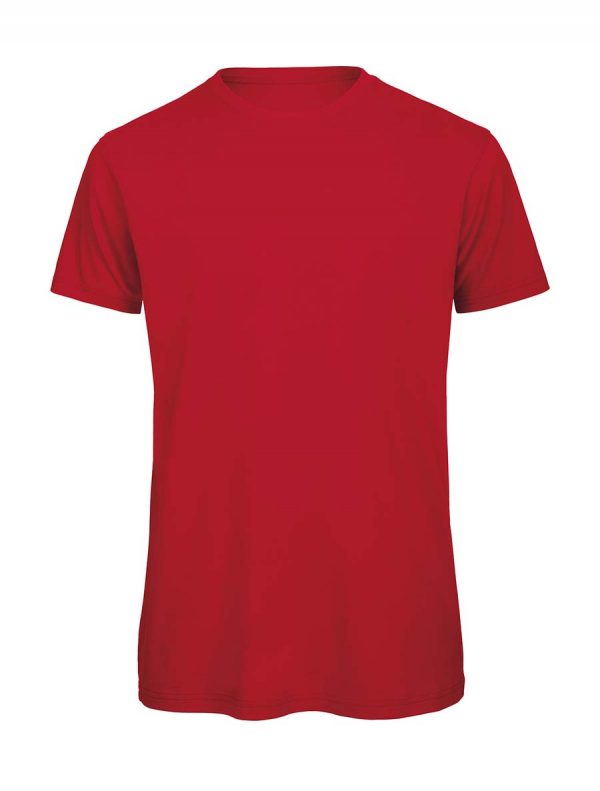Organic Inspire T men T Shirt Kleur Red