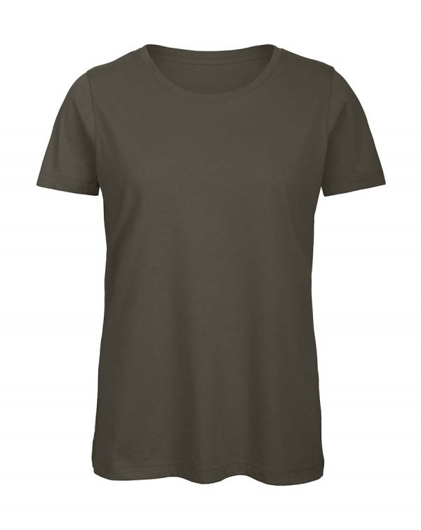 Organic Inspire T women T Shirt Kleur Khaki Green