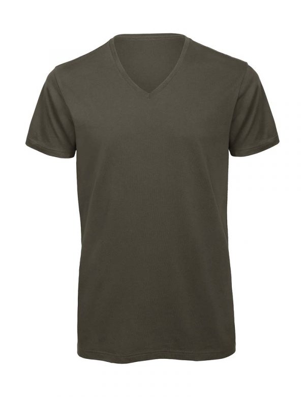 Organic Inspire V men T Shirt Kleur Khaki Green