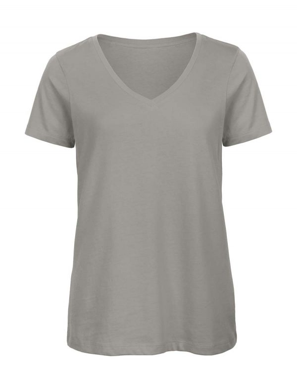 Organic Inspire V women T Shirt Kleur Light Grey
