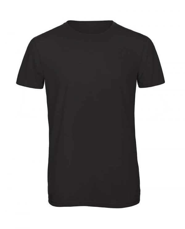 Triblendmen T Shirt Kleur Black