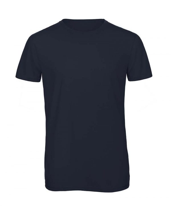 Triblendmen T Shirt Kleur Navy