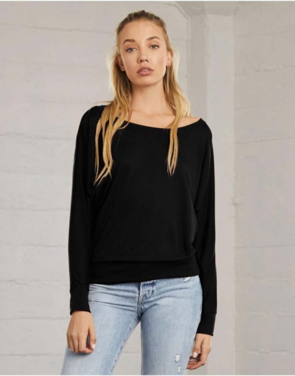 137.06 Flowy LS Off Shoulder T Shirt Promo